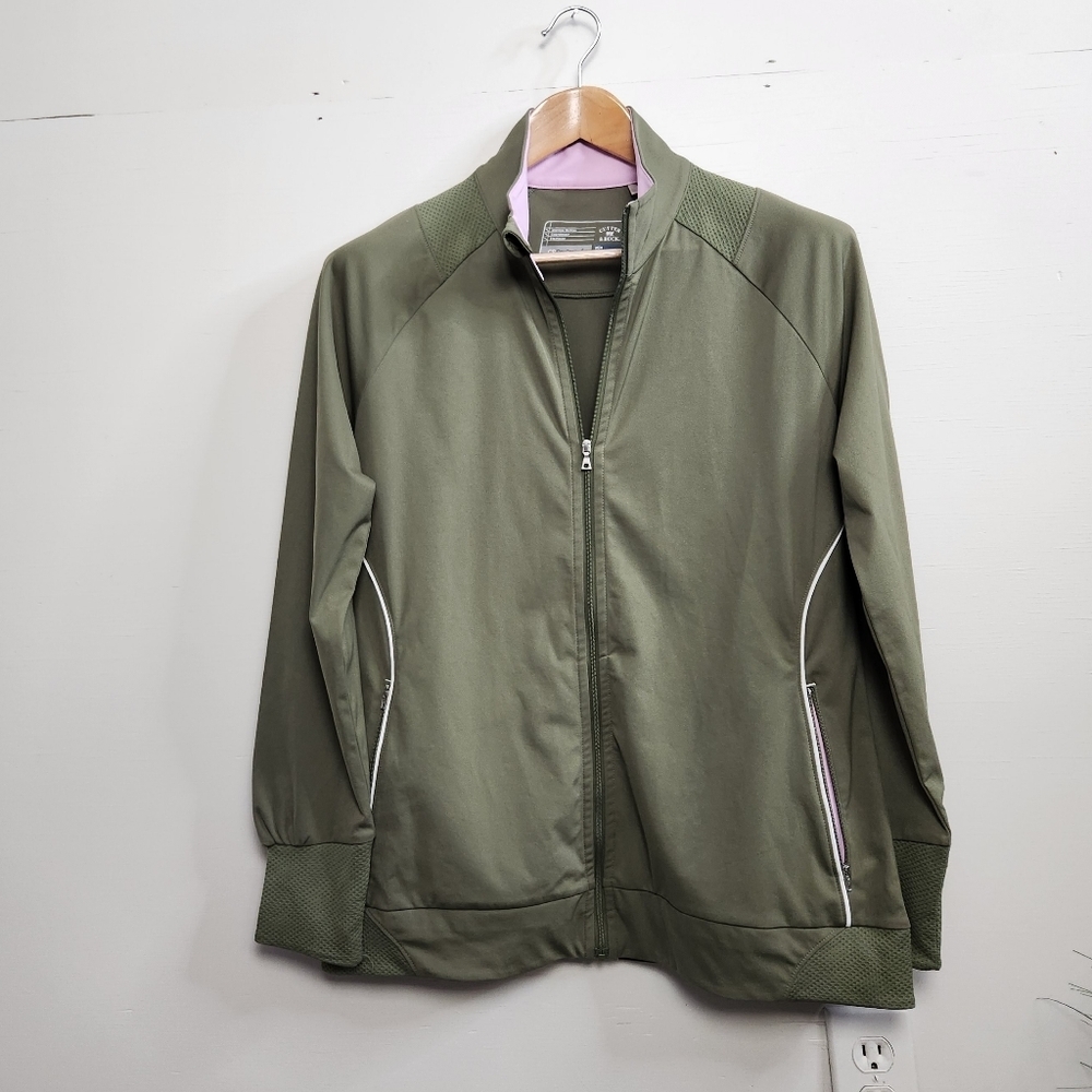 Cutter & Buck Ladies CB DryTec Ladies Full Zip Activewear Golf Yoga Golfing